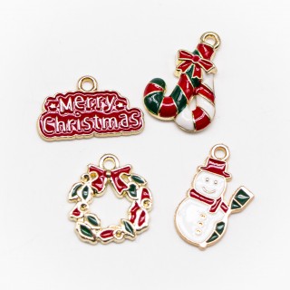 Новогодние подвески, микс 4шт SKF-508/1